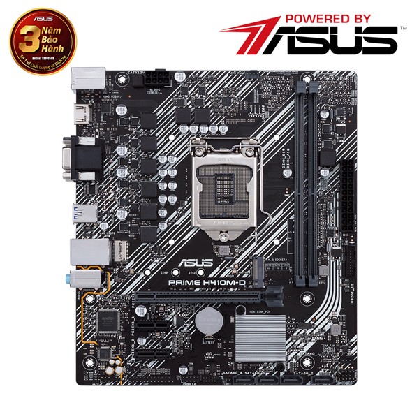 Main Asus PRIME H410M-D (Chipset Intel H410/ Socket LGA1200/ VGA onboard/mATX)