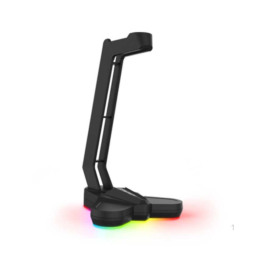 GIÁ TREO TAI NGHE FANTECH 3001S BLACK (LED RGB)